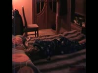 Amateur dad recorded this incest video where he wakes and screws his teenage daughter
